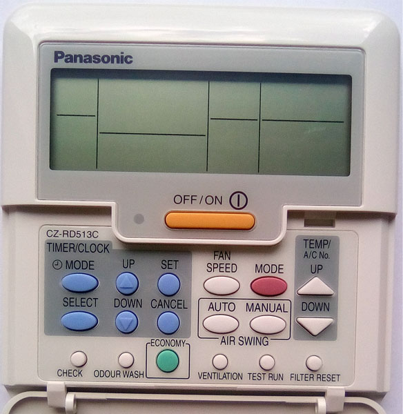 Проводной пульт Panasonic CWA75C2586 (A75C2585, CZ-RD513C) (ESC-RC-670)
  	