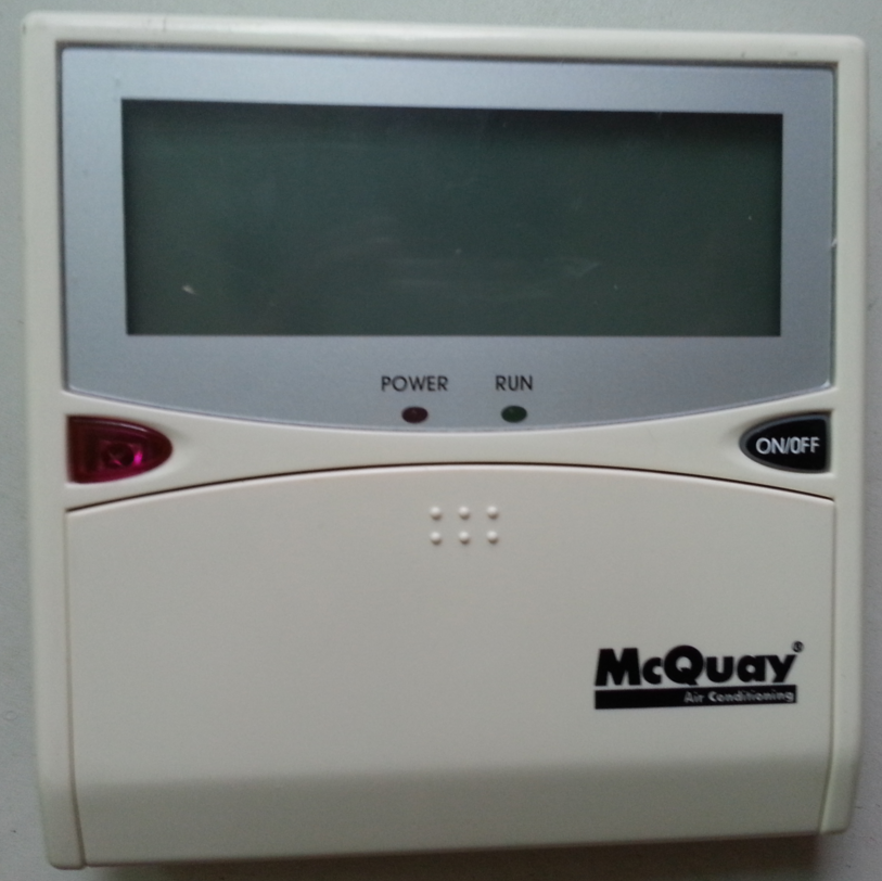 Проводной пульт McQuay MC301 (ESC-RC-666)
  	